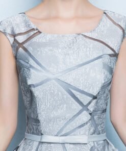 Silver party dress 0700-02