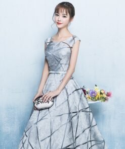 Silver party dress 0700-03