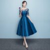 cocktail dress blue 0696-01