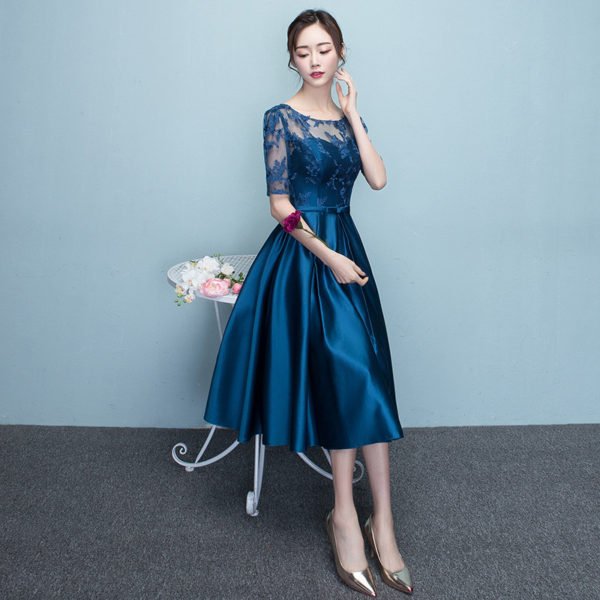 cocktail dress blue 0696-03