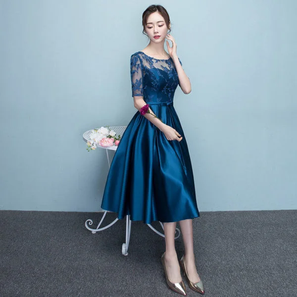 cocktail dress blue 0696-03