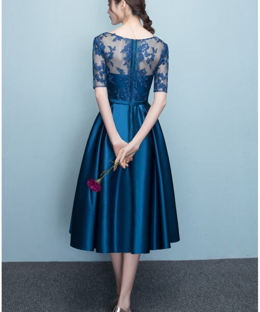 cocktail dress blue 0696-04