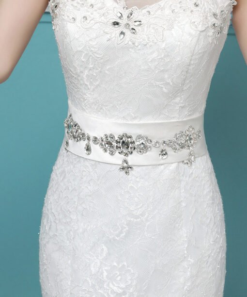 lace wedding dress mermaid 0687-02