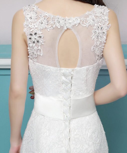 lace wedding dress mermaid 0687-06