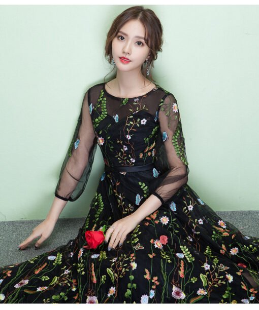 long party dress 0702-03