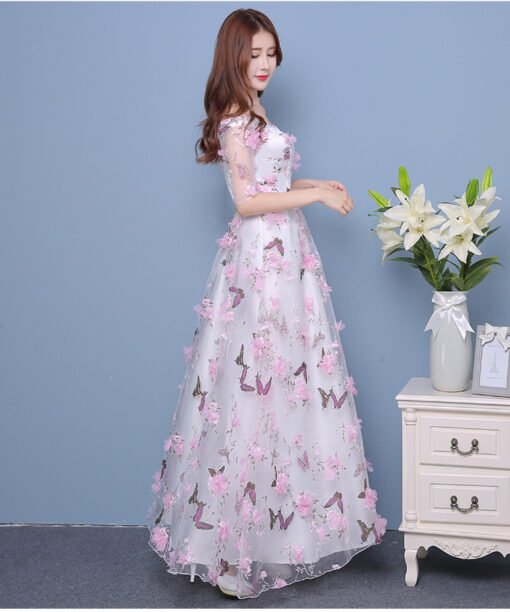 prom dress flowers 0707-04