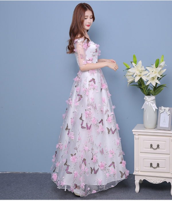 prom dress flowers 0707-04