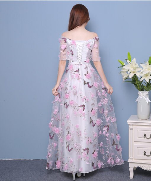 prom dress flowers 0707-05
