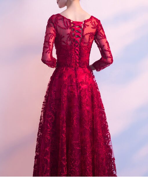 red party dress 0697-01