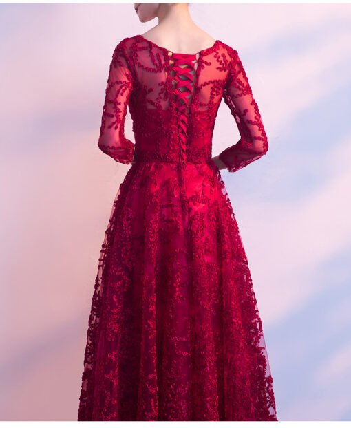 red party dress 0697-01
