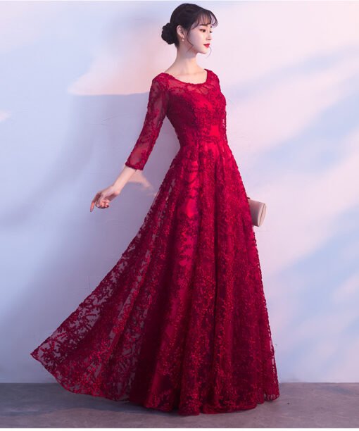 red party dress 0697-02