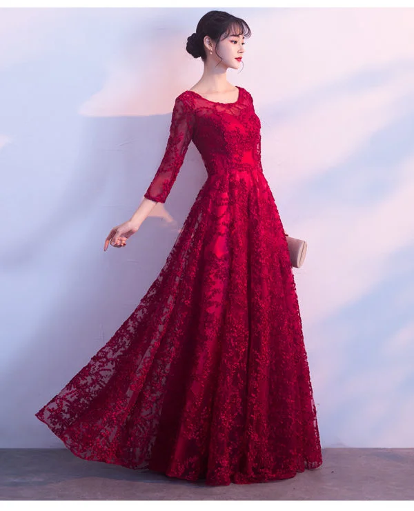 red party dress 0697-02