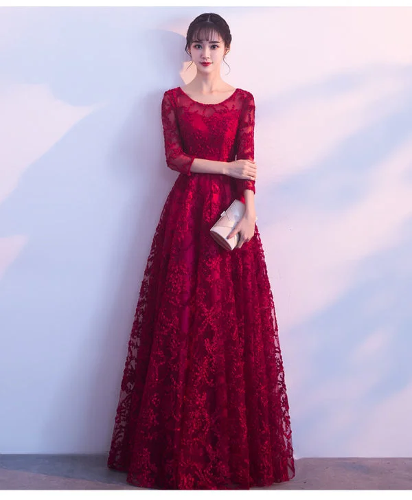 red party dress 0697-04