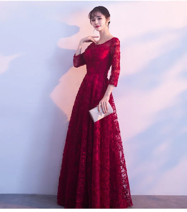 red party dress 0697-05