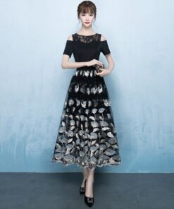 tea length dress 0701-01