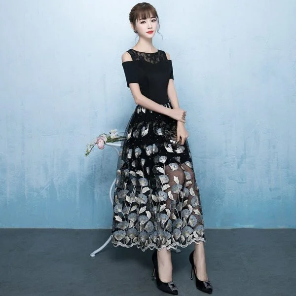 tea length dress 0701-02
