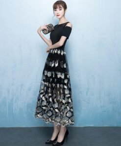 tea length dress 0701-03