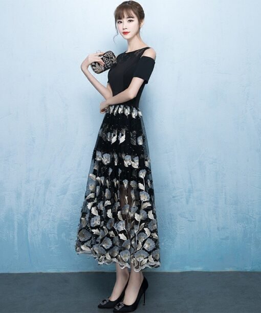 tea length dress 0701-03