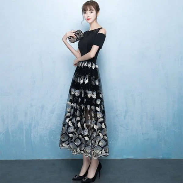 tea length dress 0701-03
