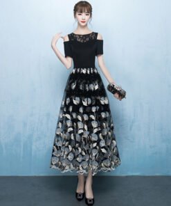 tea length dress 0701-05