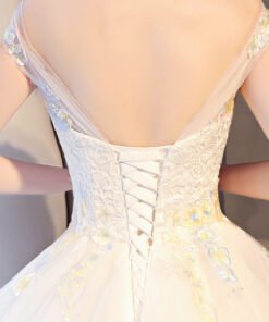 wedding dress ball gown lace 0685-01