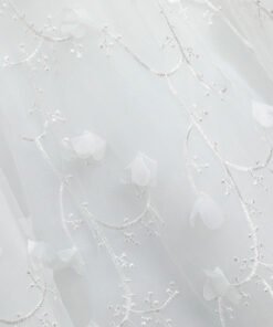 wedding dress floor length 0694-03