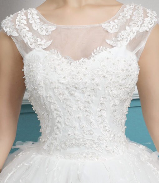 wedding dress floor length 0694-05