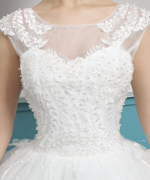 wedding dress floor length 0694-05