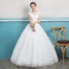 wedding dress floor length 0694-06