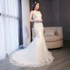 wedding dress mermaid lace 0684-08