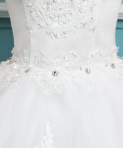 wedding dress short sleeves 0695-08