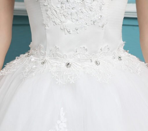 wedding dress short sleeves 0695-08