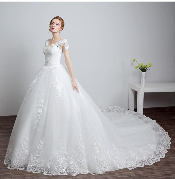 wedding dress trains 0691-01