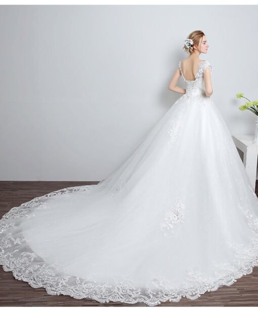 wedding dress trains 0691-02