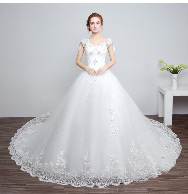 wedding dress trains 0691-03