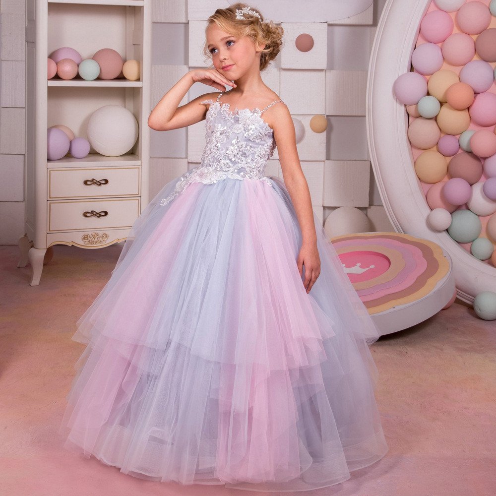 colorful flower girl dresses