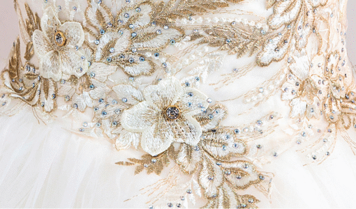 ball gown wedding dress strapless 762-01