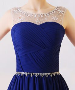blue bridesmaid dress 0731-01