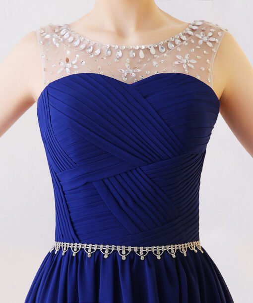 blue bridesmaid dress 0731-01