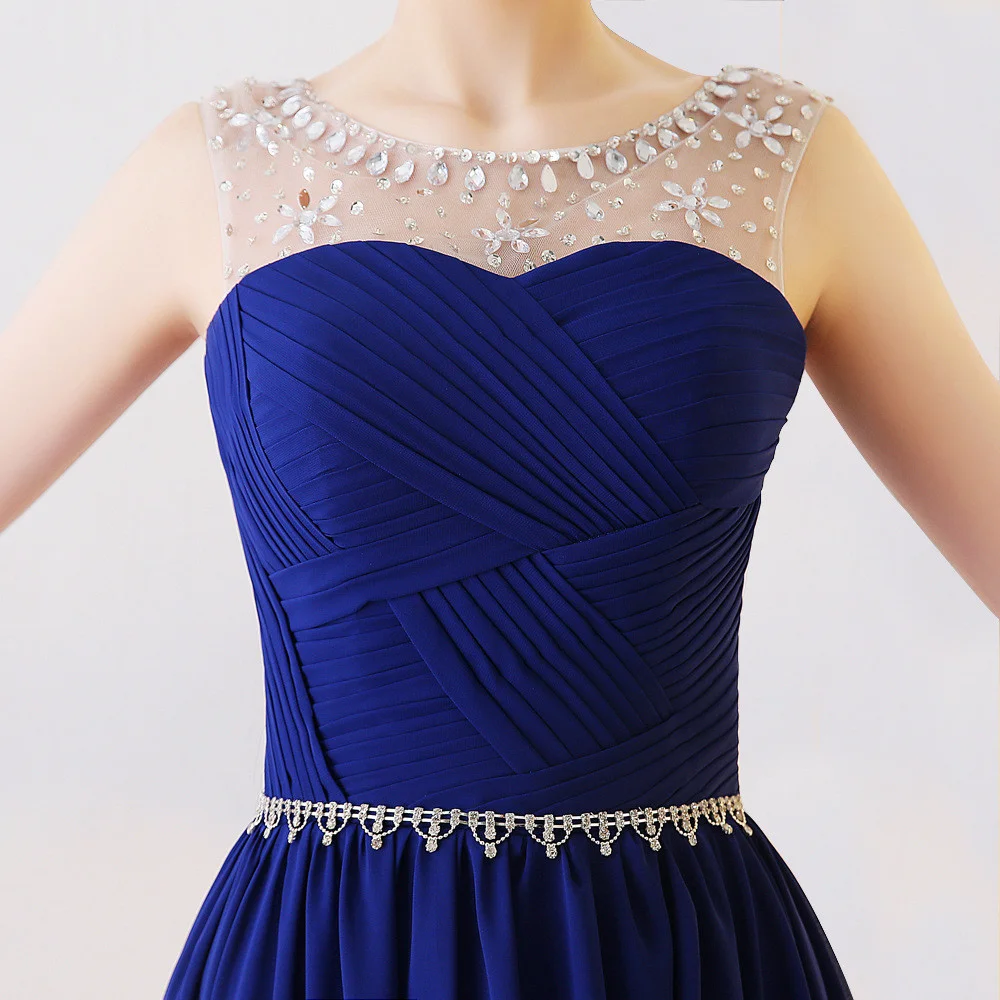 blue bridesmaid dress 0731-01