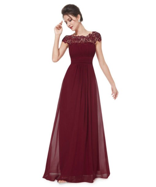 bridesmaid dress chiffon 0733-02