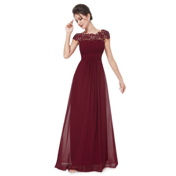 bridesmaid dress chiffon 0733-02