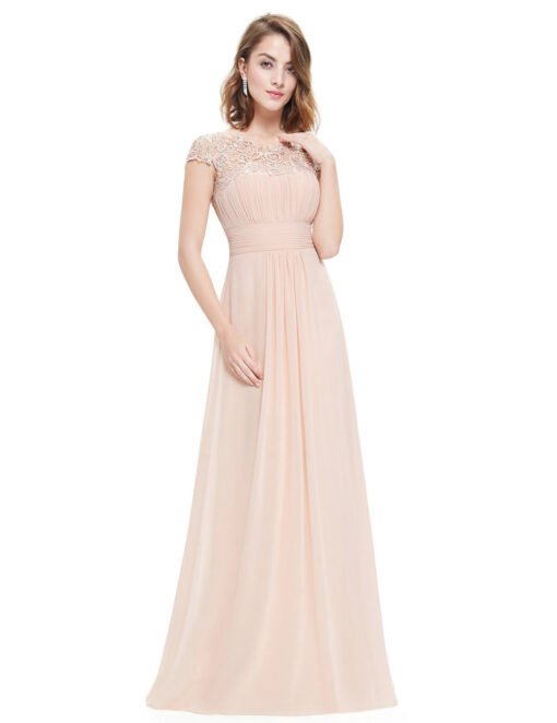 bridesmaid dress chiffon 0733-07