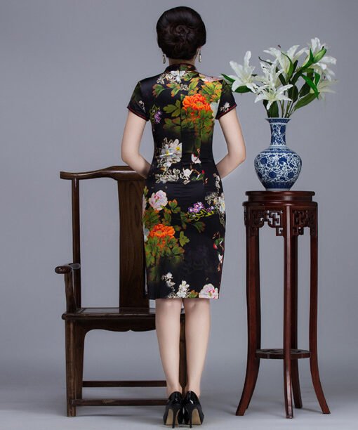 cheongsam black 745-06