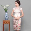 cheongsam dress pink 744-03