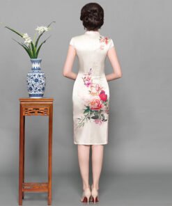 chinese dress knee length 746-06