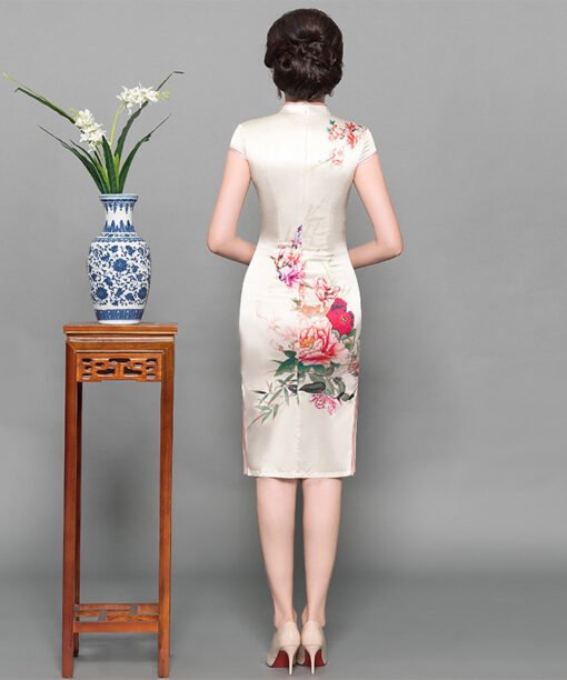 chinese dress knee length 746-06