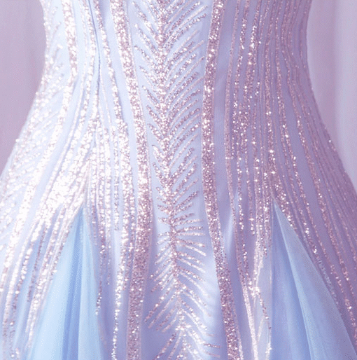 formal dress light blue 758-01