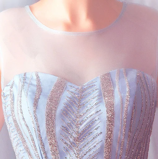 formal dress light blue 758-02