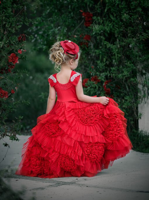 girls floral dress-0625-01